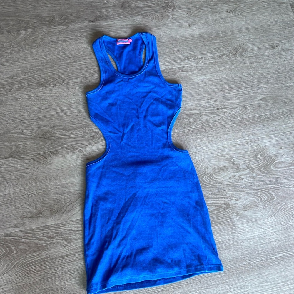 EDIKTED- dakota ribbed cut out mini dress